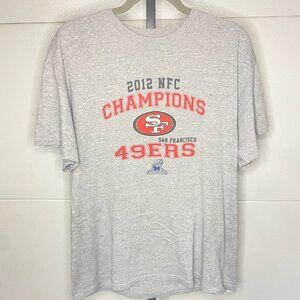 San Francisco 49ers 2012 NFC Champions Medium T Shirt NFL Niners SF Football